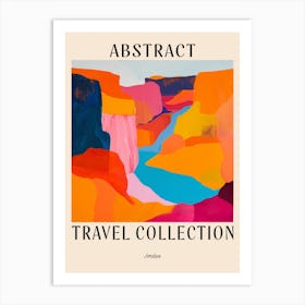 Abstract Travel Collection Poster Jordan 1 Art Print