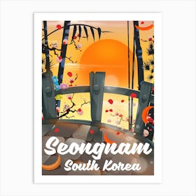 Seongnam South Korea Art Print