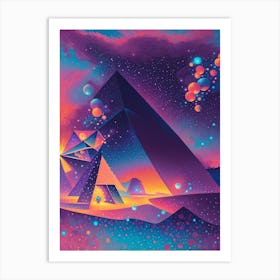 Pyramids In The Sky Art Print