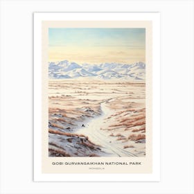 Gobi Gurvansaikhan National Park Mongolia 3 Poster Art Print