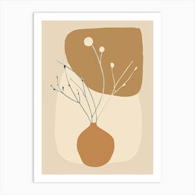 Toronto Botanical Garden Boho Line Art Art Print