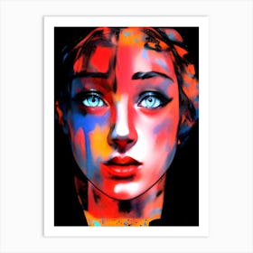 Portrait art Art Print