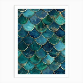 Mermaid Scales 1 Art Print