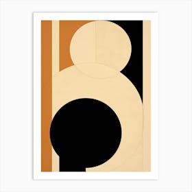 Geometric Harmony: Bauhaus Elegance Art Print