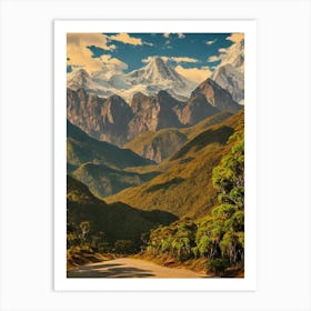 Amboró National Park Bolivia Vintage Poster Art Print