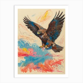 Eagle In Flight 7 Art Print