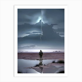 Lightning In The Sky 1 Art Print