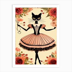 Dress Up Cat Art Print