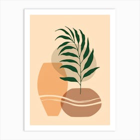 Abstract Of A Plant Art Print