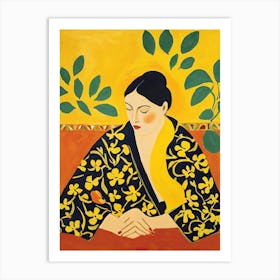 Asian Woman 8 Art Print