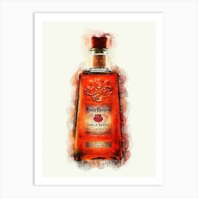 Four Roses Bourbon Whiskey 1 Art Print