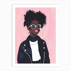 Afro Girl 49 Art Print