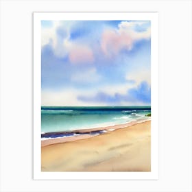 Grange Beach 2, Australia Watercolour Art Print