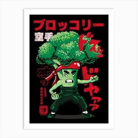 Brocco Lee Karate Art Print