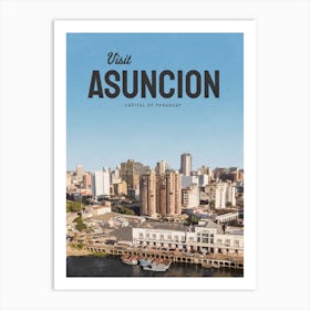 Visit Asunción Art Print