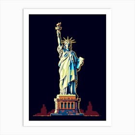 Statue Of Liberty New York Art Print