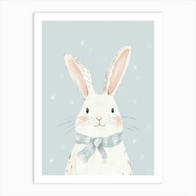 Pastel Nursery Bunny Art Print