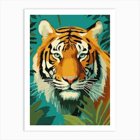 Tiger In The Jungle 36 Art Print