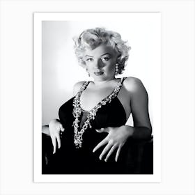 Marilyn Monroe Beautiful Sensual Art Print