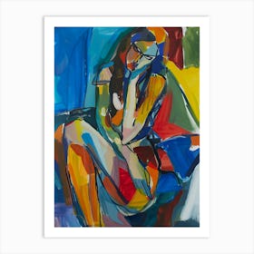 Abstract Of A Woman 9 Art Print