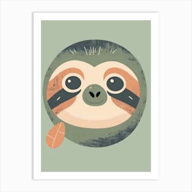 Sloth 8 Art Print