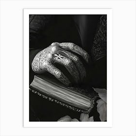 Skeleton Hand 4 Art Print