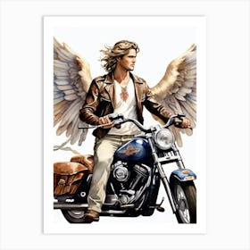 Dream Angel Ride Art Print