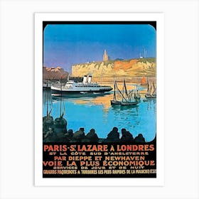 From Paris To St Lazare And London Art Print