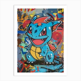 Totodile Art Print