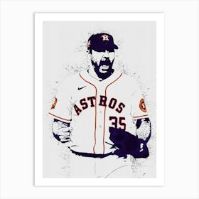 Justin Verlander Art Print