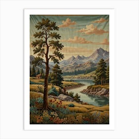 Landscape Tapestry Art Print