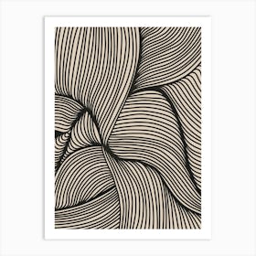 Abstract Lines No 0828 Art Print