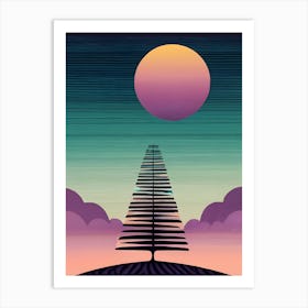 Tree In The Sky 2 Art Print