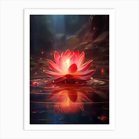 Lotus Flower 6 Art Print