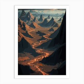 Valley Of The Wind Art Print