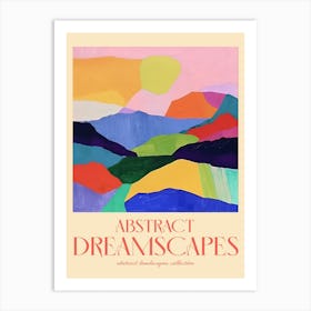 Abstract Dreamscapes Landscape Collection 77 Art Print