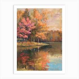 Autumn Pond 2 Art Print