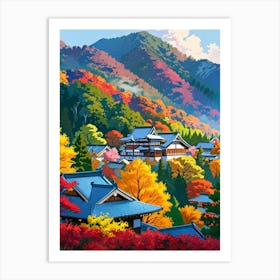 Autumn In Kyoto Art Print