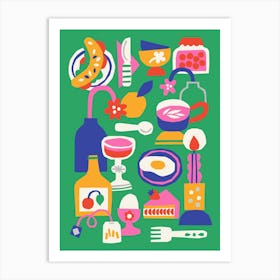 Breakfast Art Print