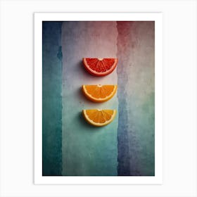 Orange Slices Art Print