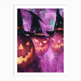 Pink Haloween 41 Art Print