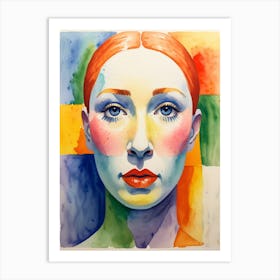 Portrait Of A Woman 9 Art Print