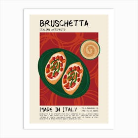 Bruschetta Art Print