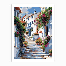 Street Scene Painting Art Print