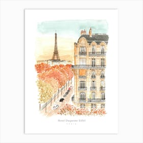 Paris Eiffel Tower France Art Print