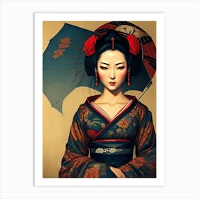 Geisha 17 Art Print