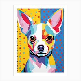 Polka Dot Chihuahua 2 Art Print