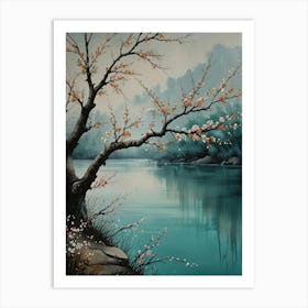 Blossoming Cherry Tree Art Print