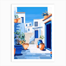 Greek Village 1 Art Print