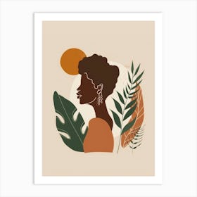 Portrait Of African Woman 80 Art Print